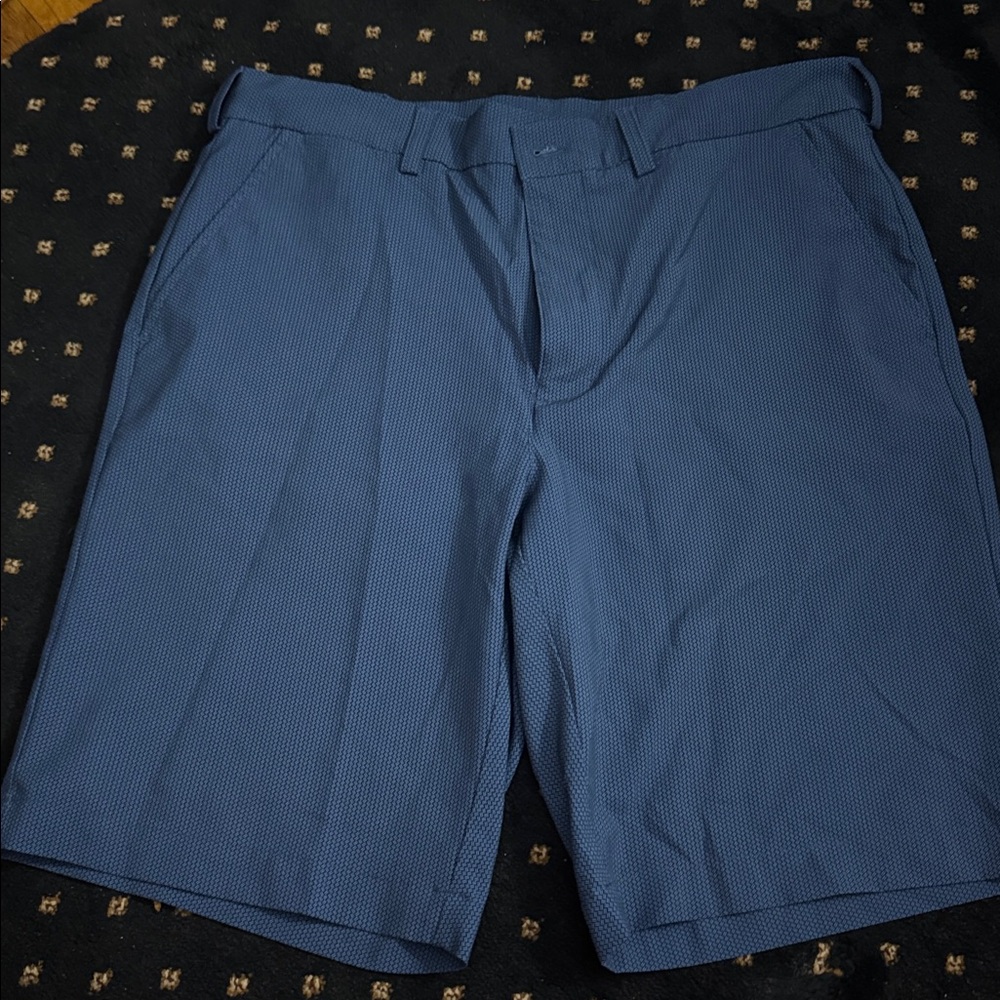 PGA Tour Textured Navy Shorts